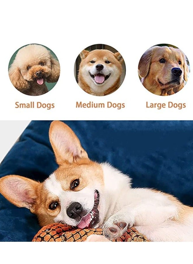 Dog Toy for Aggressive Chewers, 3pcs Indestructible Robust Dino Stuffed Plush Squeaky Dog Toy for Small Medium Large Dog - Image 3